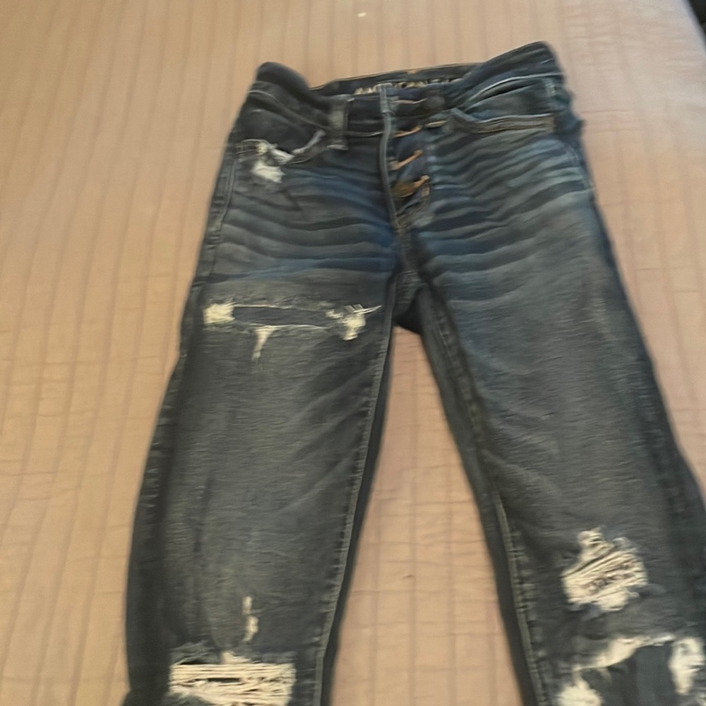 American Eagle button fly high rise jeggings